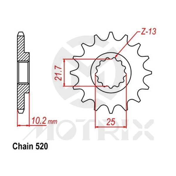 Front sprocket JTF1503