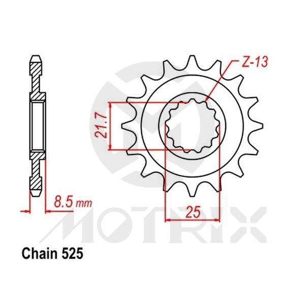 Front sprocket JTF1537