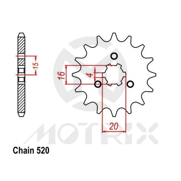 Front sprocket JTF1552