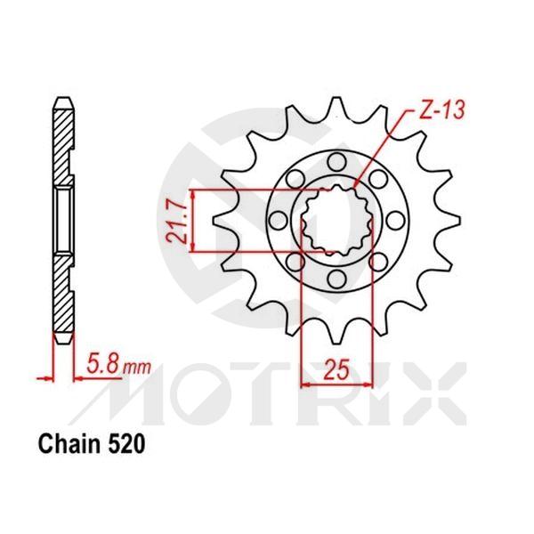 Front sprocket JTF1565