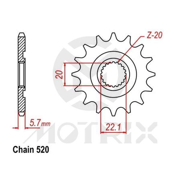Front sprocket JTF1590