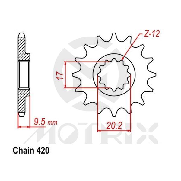 Front sprocket JTF1906