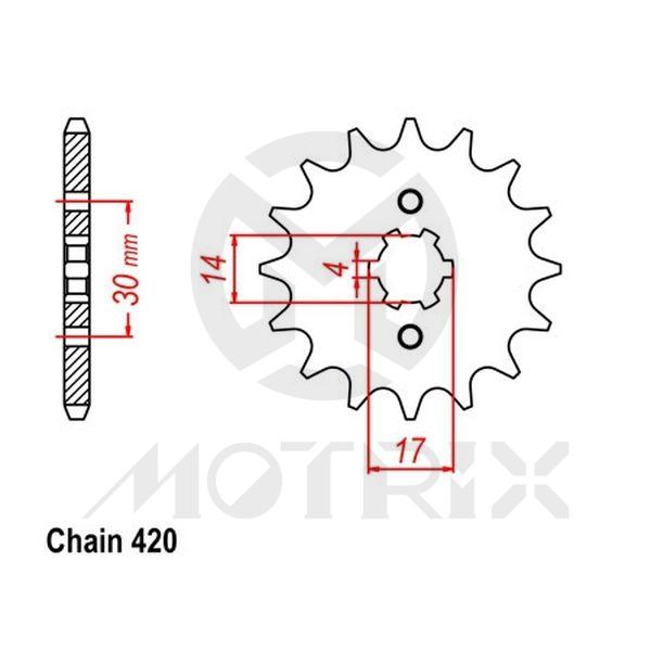 Front sprocket JTF249