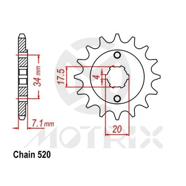 Front sprocket JTF266