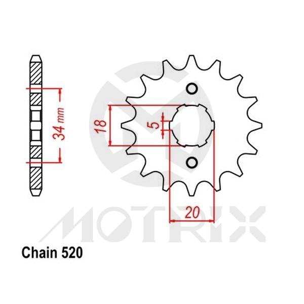Front sprocket JTF275
