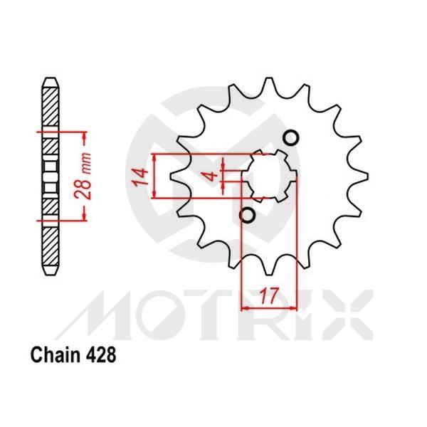 Front sprocket JTF277