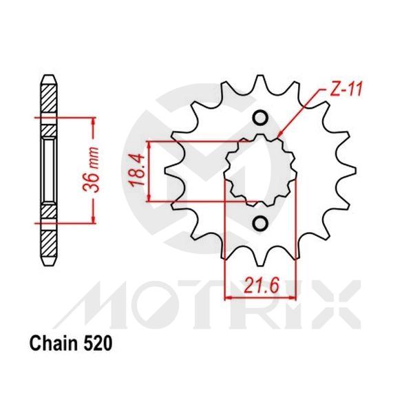 Front sprocket JTF280