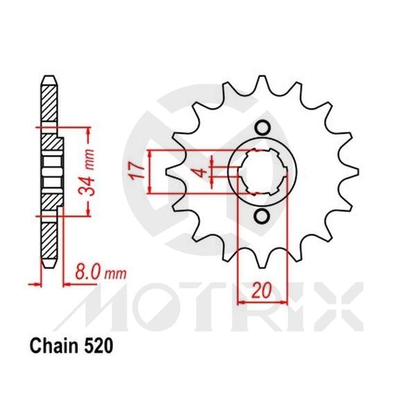 Front sprocket JTF287