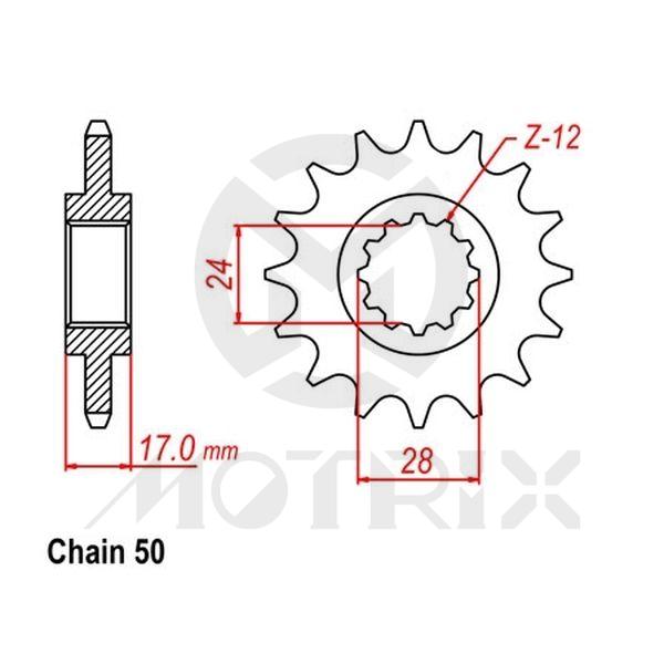 Front sprocket JTF295