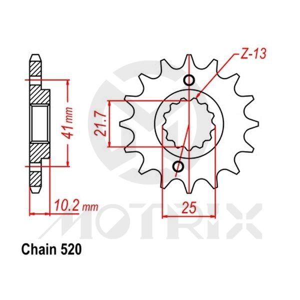 Front sprocket JTF308