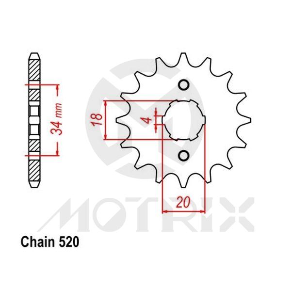 Front sprocket JTF328
