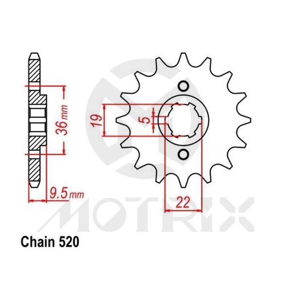 Front sprocket JTF337