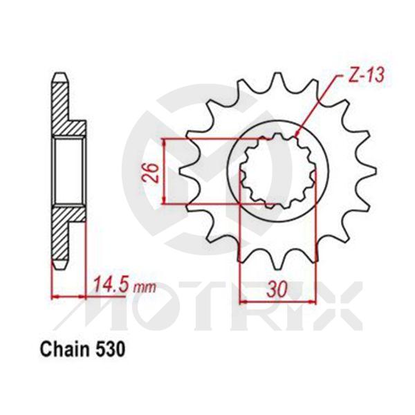 Front sprocket JTF340