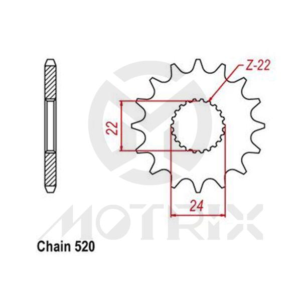 Front sprocket JTF394