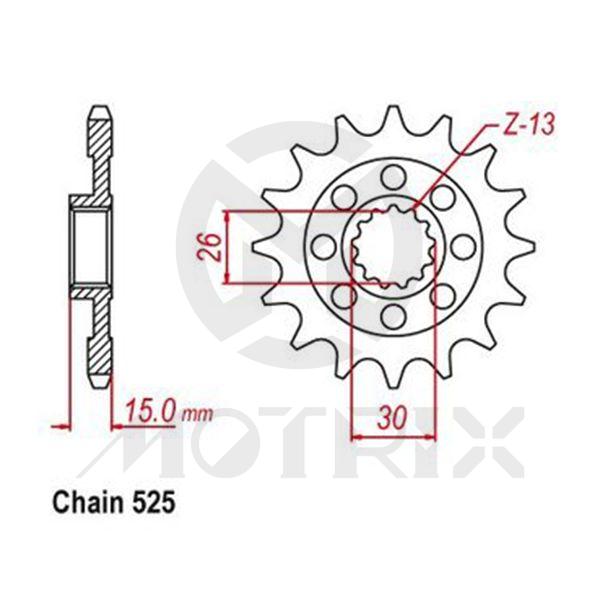 Front sprocket JTF404