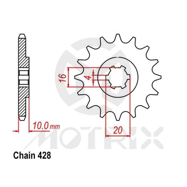 Front sprocket JTF410