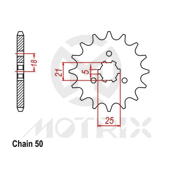 Front sprocket JTF424