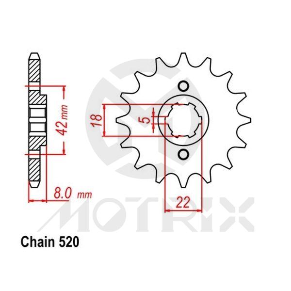 Front sprocket JTF431