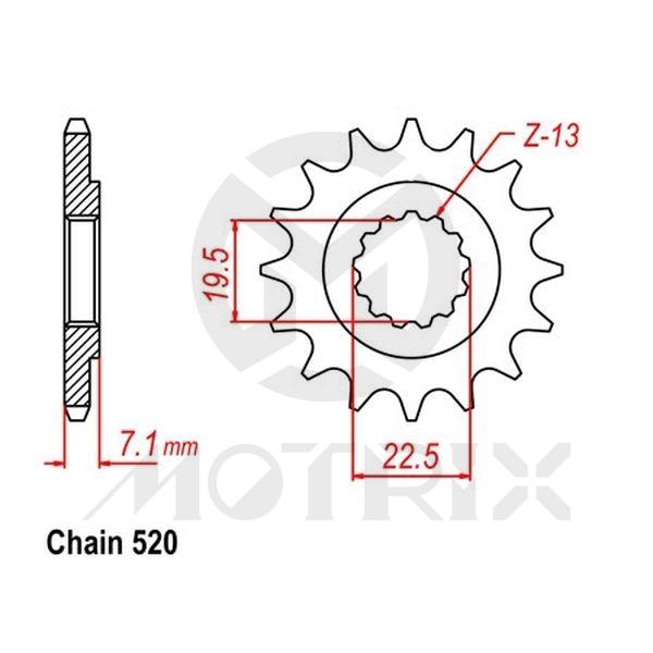 Front sprocket JTF434