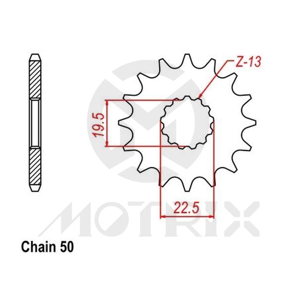 Front sprocket JTF435