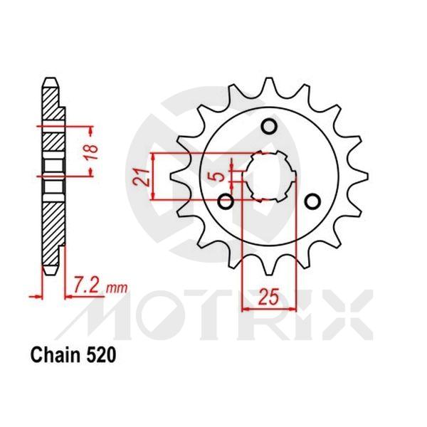 Front sprocket JTF437