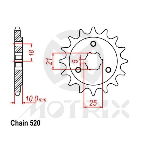 Front sprocket JTF438