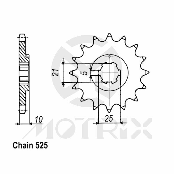 Front sprocket JTF506