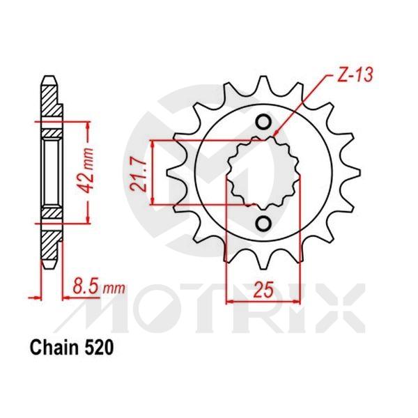 Front sprocket JTF512