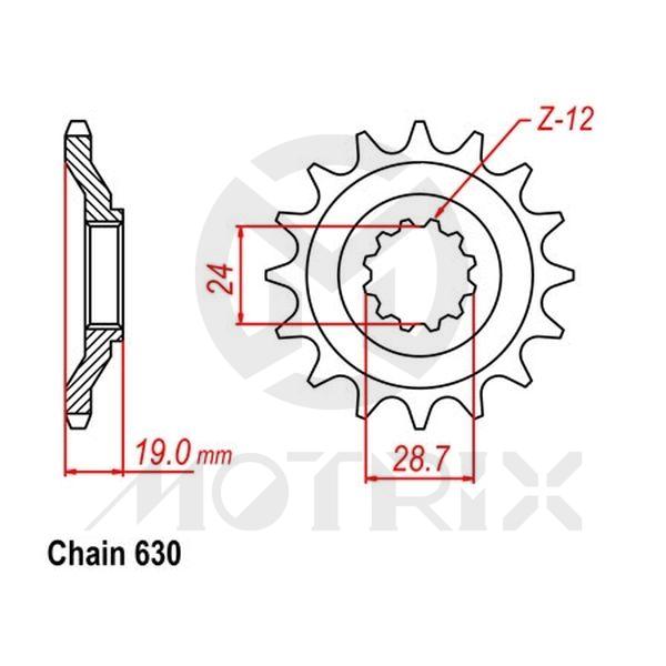 Front sprocket JTF526