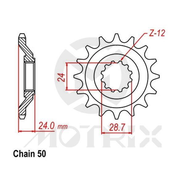 Front sprocket JTF528