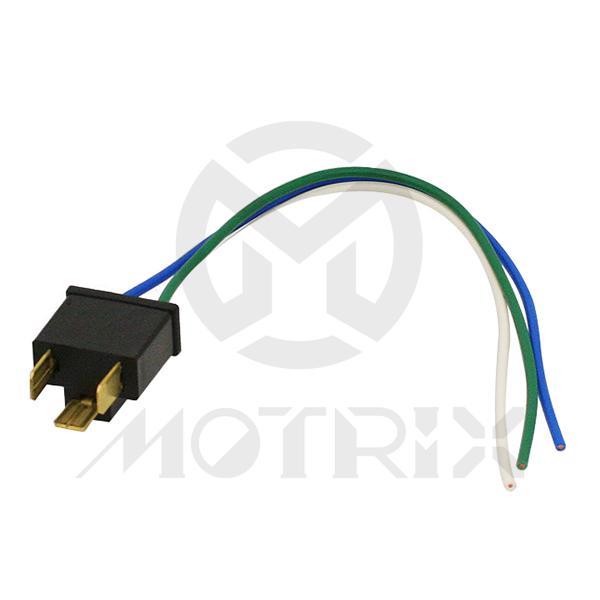 H4 headlamp 3pin male socket