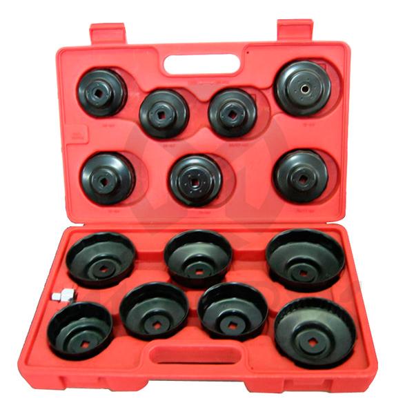 15pc cup type oil filter wrench set