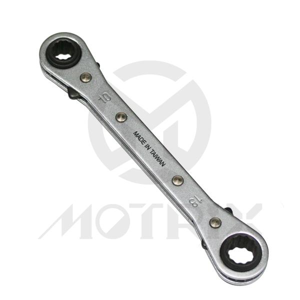 [84-08910] 4 Way ratchet spanner 10-12mm, 13-14mm