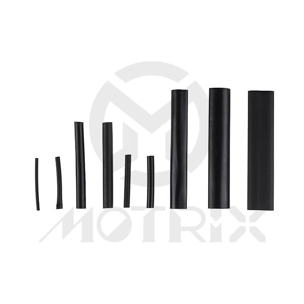 [84-09504] Heat shrink sleeves with box black total 385pcs