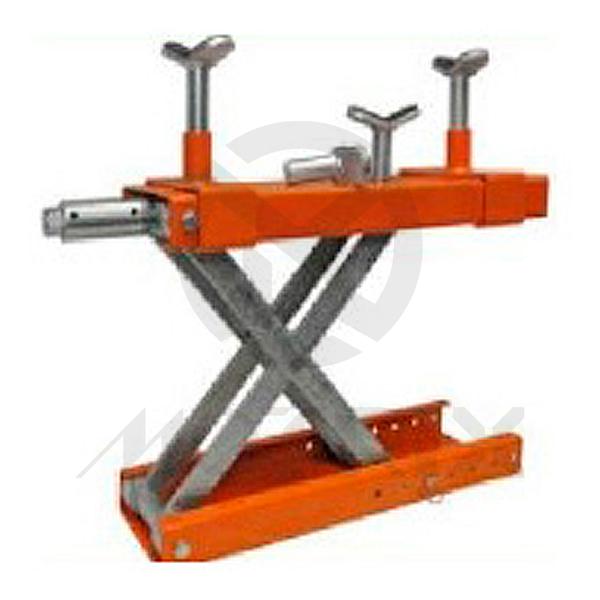 [84-10011] Mechanical motor jack 500-kgs , Min. ~ Max. Height: 9~ 39.5 cm , Table Size: 48x15 cm , Product Size: 58x15x9cm , Slide Block: 2pcs , T Adaptor: 4pcs