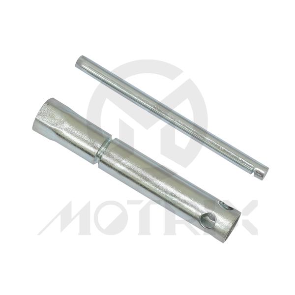 [84-10601] T-handle spark plug spanner wrench l/120mm fit 10mm(thread)/16mm(hex) NGK "C" series , DENSO "U" series