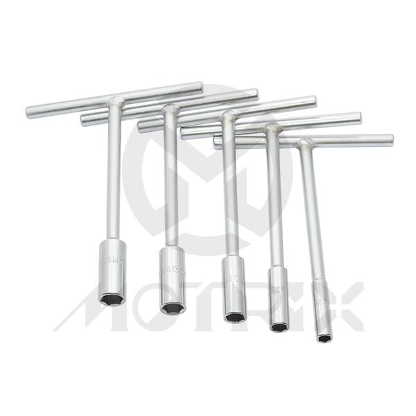 [84-12301] Mini T-handle socket size : 8/10/12/13/14mm