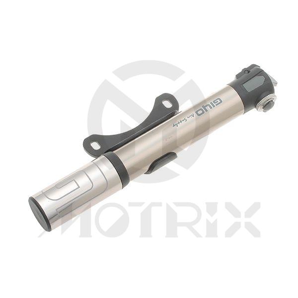 [84-13606] MTB CNC mini pump, reversible presta and schrader, alum lever on the top, max pressure 80PSI
