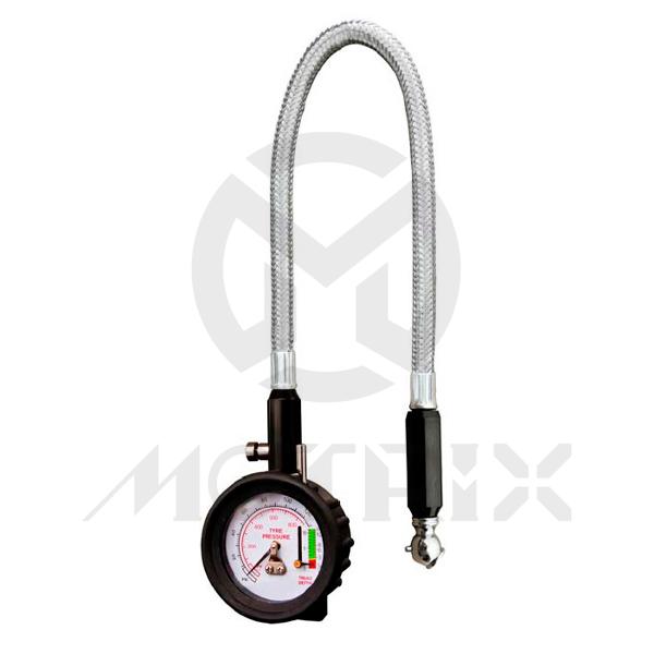 [84-21502] 2 inch 2in1 delux extension hose tire pres. Gauge & tread depth