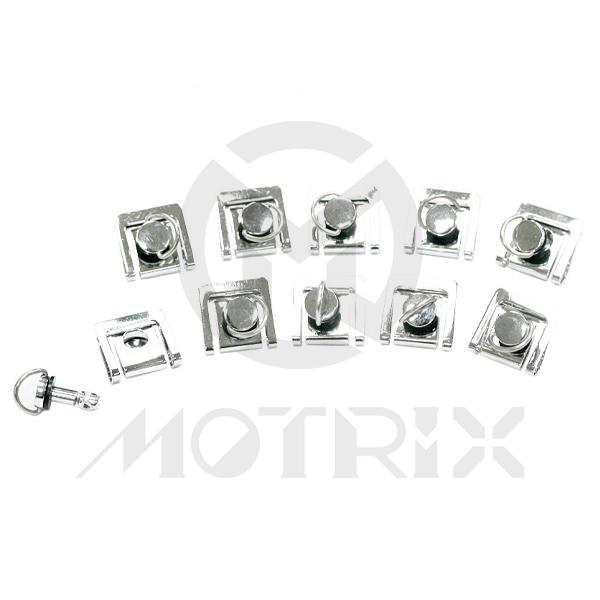 (Sliver)Zinc alloy quick release fasteners, hook length 17mm
