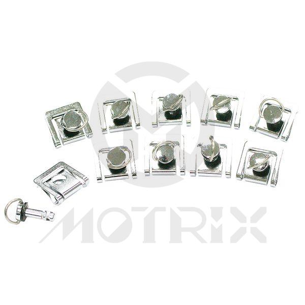 [84-23003-10] Zinc alloy quick release fasteners hook length: 19mm (10PCS/SET)