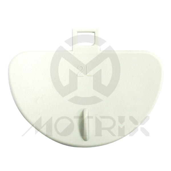 [84-255C] White cap for oil cup material: PE