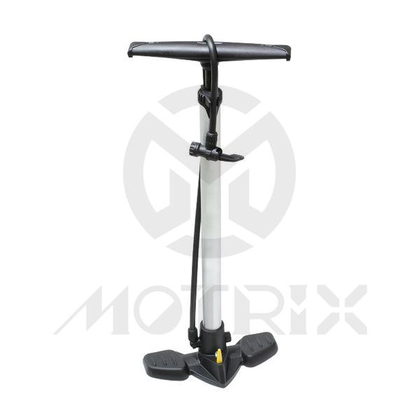 [84-28200] High pressure floor pump alum barrel ergonomic handle max:160psi