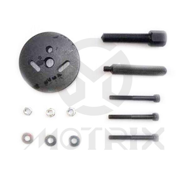 [84-31812] Front wheel chock , inside/outside 5”/6.5” , Quick install/removal! , Min order:300pc