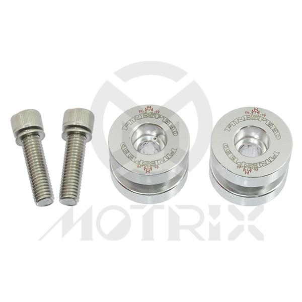 [84-32510] Swingam spools silver for HONDA CBR1000RR, VFR1000, ST1100