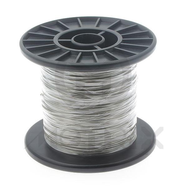 [84-33101] Security wire stainless with whiet roller 0.7mm 0.5kg