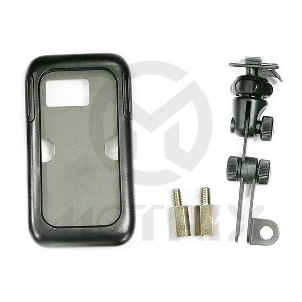 [84-33325] Smartphone waterproof sealed case for bicycle & motorcycle (for mirror) (under 4.7”)