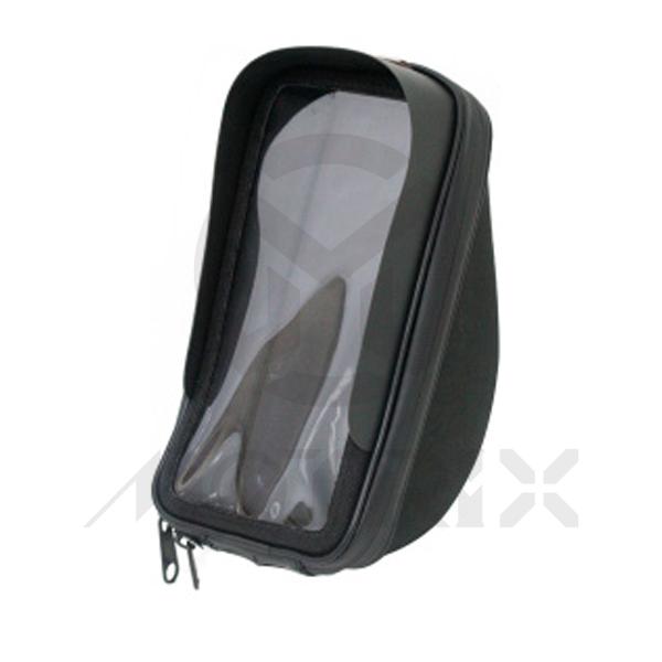 [84-33337] 6.5 inch water resistant cell phone case (Inner 180*90*85MM) with extra space on back. With mirror bracket, sun visor (vertical)