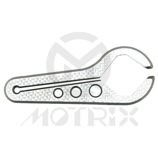 [349-90210] Motorcycle cruise control for 1'' handlebar, color: silver