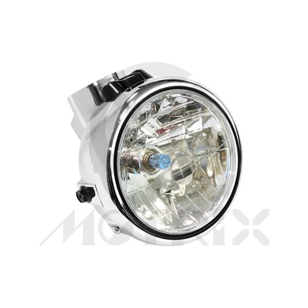 [661-02110] Complete headlight, round type 12V 30/30W, for monkey